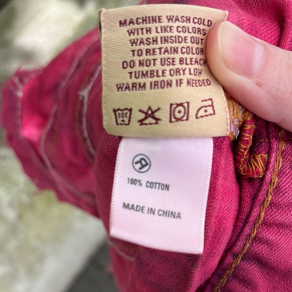 Pink Tie Dye Distressed Denim Vest - Picture 13 of 14